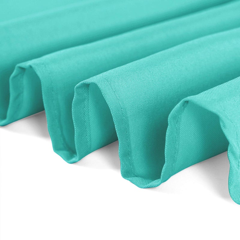 Cupuamon 120 inch Round Tablecloth Washable Polyester Table Cloth Decorative Table Cover for Wedding Party Dining Banquetï¼ˆ120 inch,Turquoiseï¼‰ - Image 5